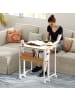 HOMCOM klappbarer Schreibtisch in Naturholz 63L x 50B x 75H cm