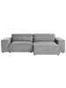 Beliani Ecksofa HELLNAR in Grau - (W) 262 x (H) 70 x (L) 176 cm linksseitig