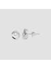 Adeliás Damen Ohrringe – Ohrstecker aus 925 Silber mit Zirkonia in silber