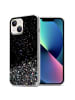 cadorabo Hülle für Apple iPhone 14 PLUS Glitter in Schwarz mit Glitter