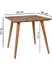 KADIMA DESIGN Esstisch | Sheesham, 80x80x76cm, Massivholz, 4 Personen