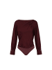 Elisabetta Franchi Bordeaux Damen Bluse