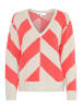 b. young BYMMMORLA GEOMETRIC JUMPER - regular fit in Poinsettia Mix