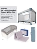 Hauck Reisebett Set Dream N Play Plus in grau,blau