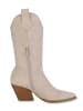 VAN HILL Cowboystiefel Ella in Beige Velours