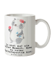 Mr. & Mrs. Panda Becher Ergotherapeutin Herz mit Spruch in Weiß