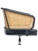 Beliani Bürostuhl TUCSON in Schwarz/Silber - (W) 50 x (H) 75 x (L) 50 cm