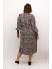 KAFFE curve Kleid KCdry in Feather Gray Leo Print