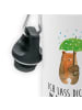 Mr. & Mrs. Panda Trinkflasche Bär Regenschirm mit Spruch in Weiß