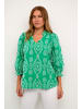 CULTURE Kurzarm-Bluse CUtia Casual fit in Holly Green