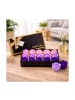 Wisam® Ewige Duftrosen Box Lila 18 Rosen Geschenk Deko