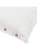 Erwin Müller Halbleinen, Leinen / Halbleinen Kissenbezug Deggendorf in weiß