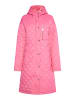 faina Damen Leichter Steppmantel in Pink