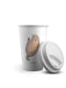 Mr. & Mrs. Panda To Go Becher Otter Umarmen ohne Spruch in Weiß