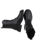 Ital-Design High Heel in Schwarz und Grau