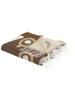 Beliani Kuscheldecke SIDDHA in Braun - (W) 130 x (H) 0.3 x (L) 170 cm