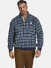 Charles Colby Fleece-Sweatshirt EARL LOWELL in blau kariert