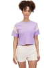 Fila Shirt "Temi Blocked Cropped Tee" in Lila