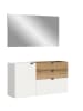 ebuy24 Garderobenmöbel Naro (2-teilig) Weiß 120 x 37 cm