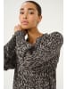 Kaffe Kleid KAmathilde Loose fit in Black/Elephant Graphic lines
