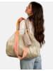 Fritzi aus Preußen Shopper Izzy Medium Limited Painted Straw in Silver Nature