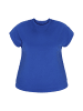 Usha Women Plus Size T-Shirt in dark blue