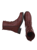 Ital-Design Stiefelette in Weinrot