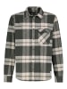 Eight2Nine Langarmhemd in check: ranger green-string beige