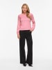 Vila Oberteil mit langen Ärmeln in Aurora Pink