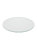 relaxdays Glasplatte in Transparent - 70 cm