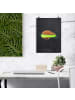 Mr. & Mrs. Panda Poster Avocado Yoga ohne Spruch in Kreidetafel
