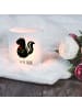 Mr. & Mrs. Panda Windlicht Stinktier Blume mit Spruch in Transparent