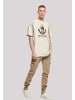 F4NT4STIC Herren T-Shirt Oversized Knut & Jan Hamburg Logo in sand