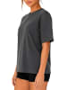 Reichstadt Damen Regular Fit T-Shirt Shoulder Drop in Dark Grey
