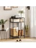 HOMCOM Konsolentisch in Schwarz 55L x 30B x 85H cm