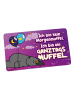 Geda Labels Frühstücksbrettchen Grummeleinhorn Muffel in Lila - 23,5x14,5
