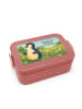 Mr. & Mrs. Panda Bento Box Pinguin Marienkäfer Design mit Spruch in Rot Pastell
