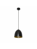 Licht-Erlebnisse Pendelleuchte Ø 19 x (T)80 cm in Schwarz Gold