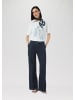 comma Jeans-Hose lang in Blau