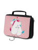 Mr. & Mrs. Panda Badetasche Einhorn Mitteilung ohne Spruch in Rot Pastell
