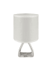 Licht-Erlebnisse Tischlampe (B)15 x (L)15 x (H)27 cm in Grau Weiß