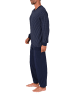 NORMANN Langarm Schlafanzug Pyjama Bündchen print - 86572 in navy