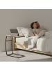 relaxdays Beistelltisch in Holzoptik/ Schwarz - (B)47,5 x (H)58,5 x (T)25 cm