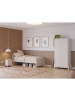 CALICOSY Nachttisch DAPHNÉ in Creme - (W) 39.4  x (H) 47  x (L) 30  cm