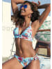 Sunseeker Triangel-Bikini-Top in hellblau-bedruckt