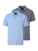 Casa moda Poloshirt Basic in Hellblau / blau