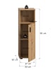 ebuy24 Badschrank Mone Eiche 30 x 30 cm