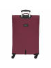 D&N Travel Line 9204 - 4-Rollen-Trolley L 76 cm (grau) in lila