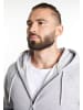 DreiMaster Maritim Sweatjacke in Grau Melange