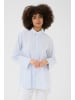 CULTURE Langarm - Hemd CUbeha Loose fit in Blue/white Stripe